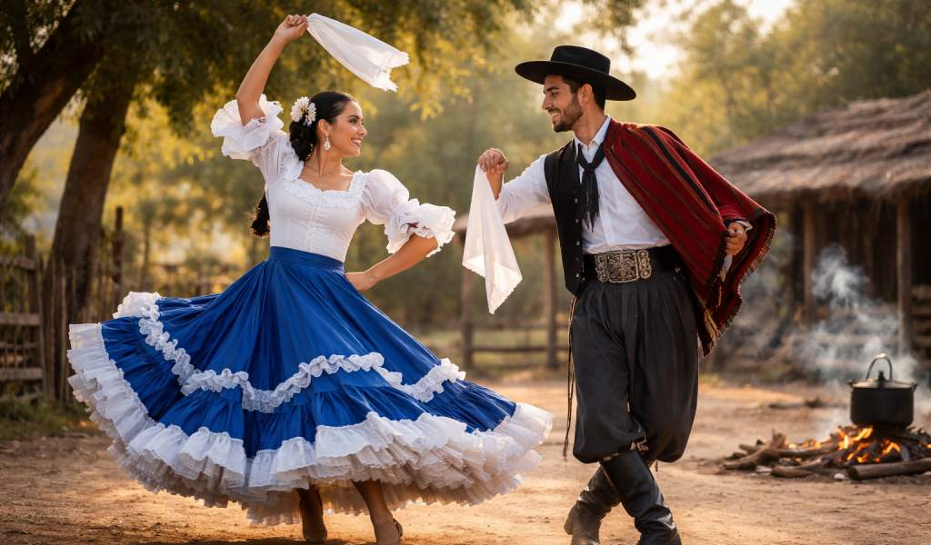 Traditional Clothing in Argentine Folk Dances