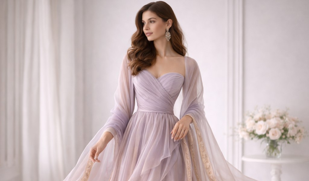 Ethereal evening wear