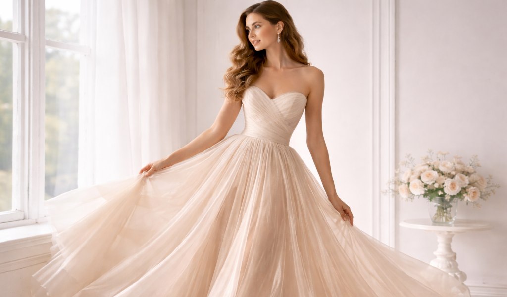 Flowing gowns