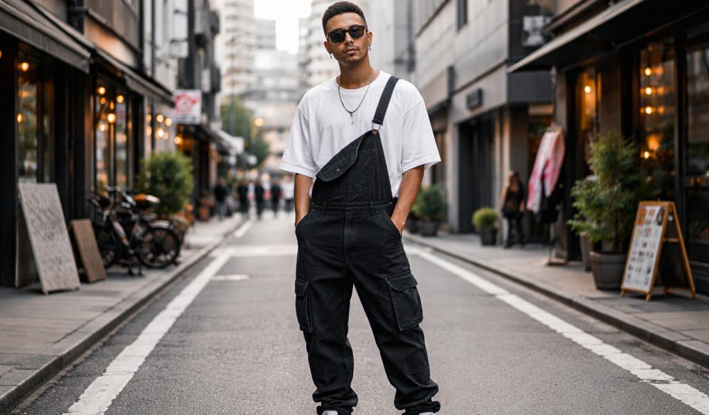 How to Style Pants with Straps
