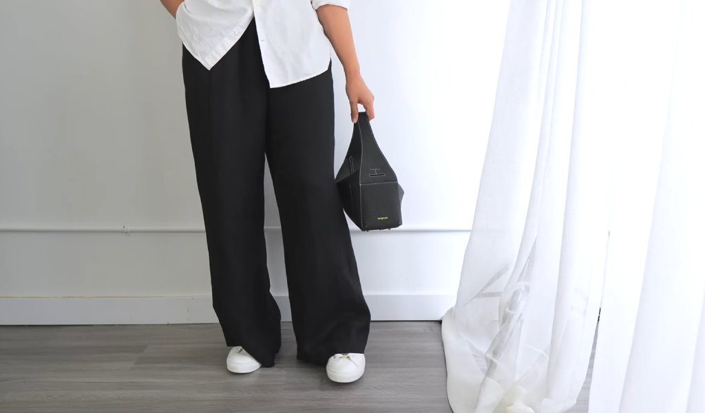 How to Wear Cropped Wide-Leg Pants in Winter