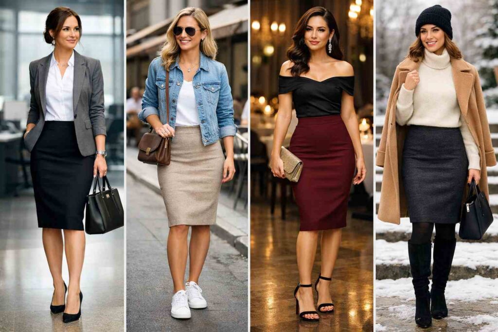 How to Style a Pencil Skirt Perfectly