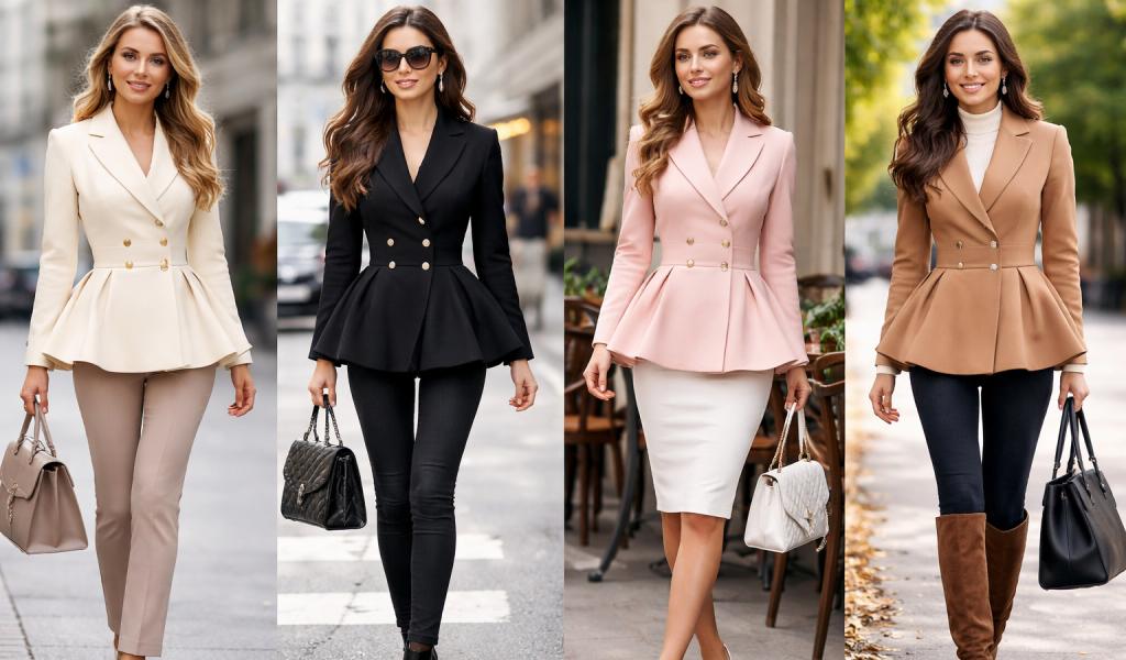 How to Wear a Peplum Coat