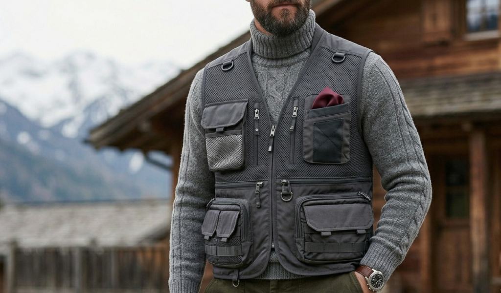 The Utility and Technical Vest : How to Wear a Vest